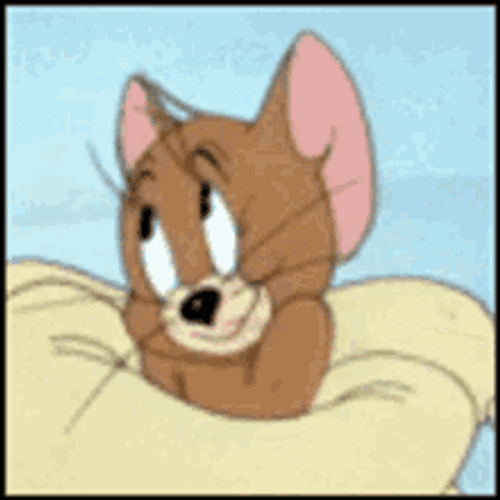 Cute Jerry Extending Hand Shy Reaction GIF
