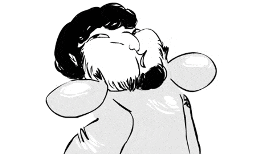 Cute Jontron Cartoon Sketch GIF