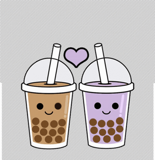Cute Kawaii Boba Tea GIF