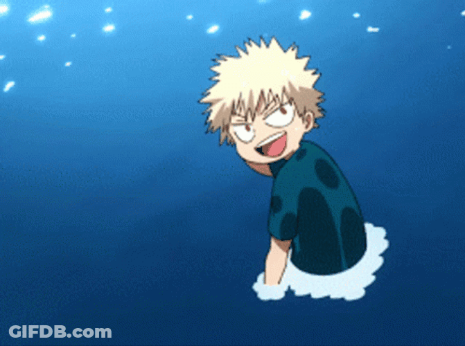 Cute Kid Bakugou GIF
