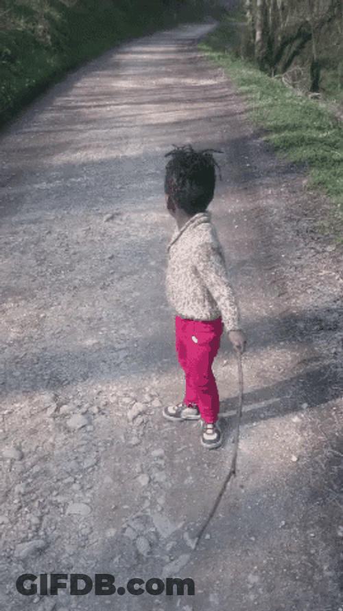 Cute Kid Dancinc Mc Hammer Style GIF