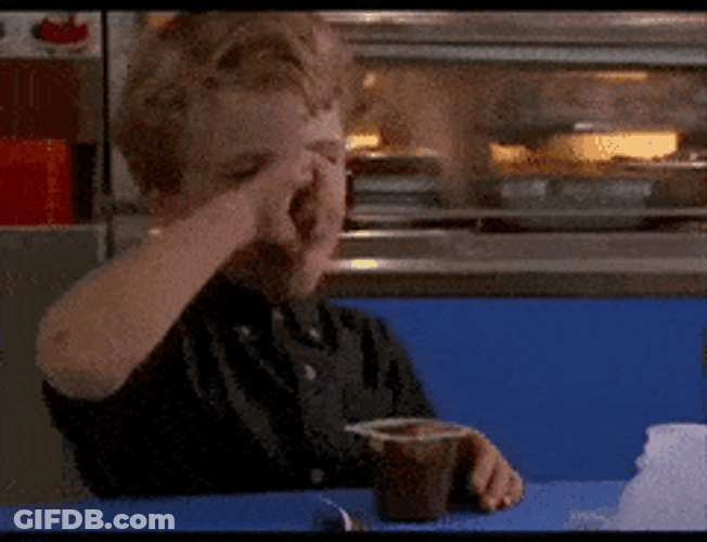 Cute Kid Eating Snacks GIF