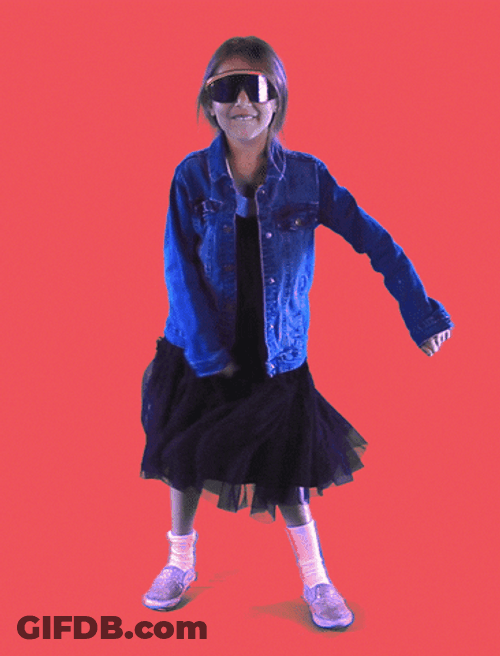 Cute Kid Flossing Fortnite Dance Move Emote GIF