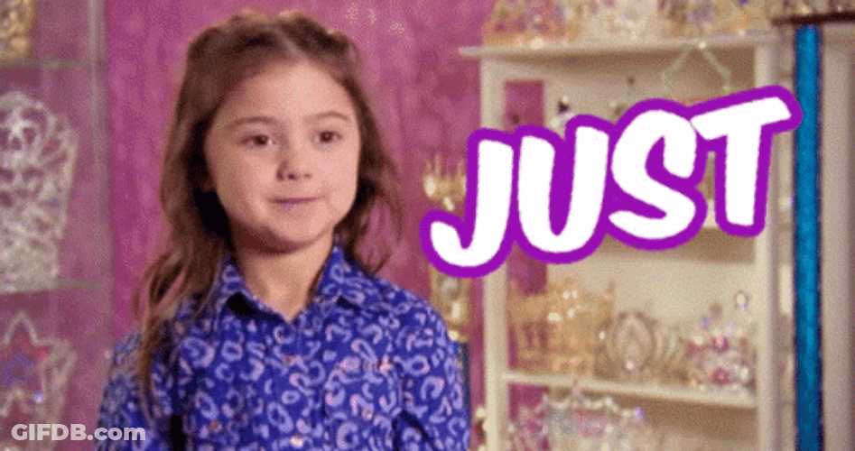 Cute Kid Giggling Just Saying GIF