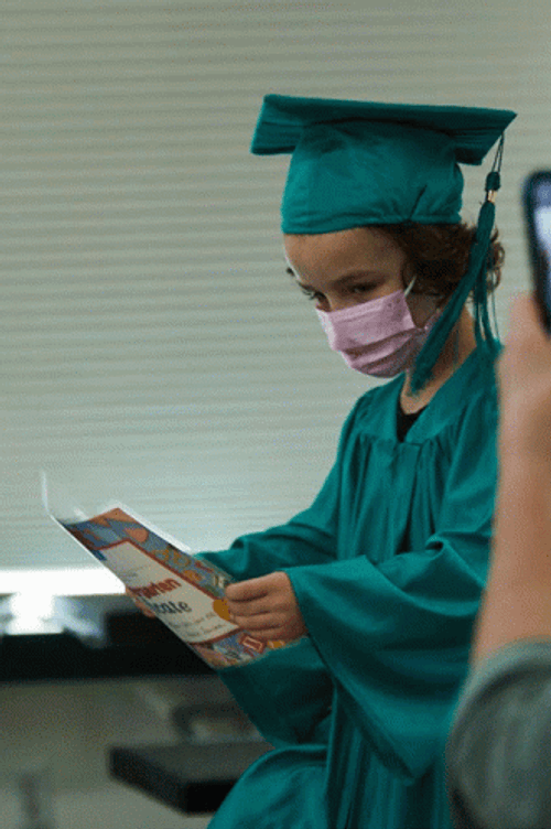 Cute Kid Kindergarten Graduation GIF