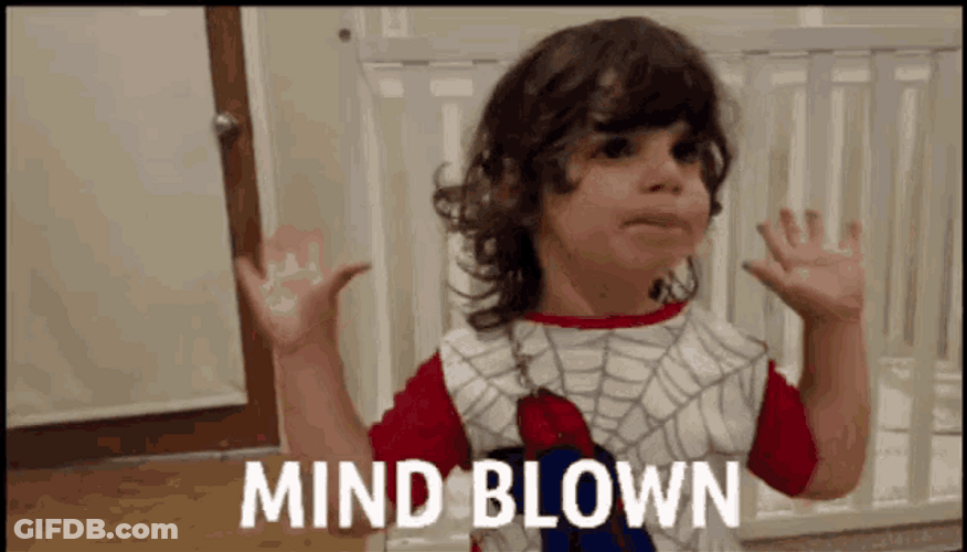 Cute Kid Mindblown GIF