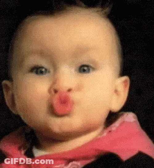 Cute Kid Pouty Lips GIF