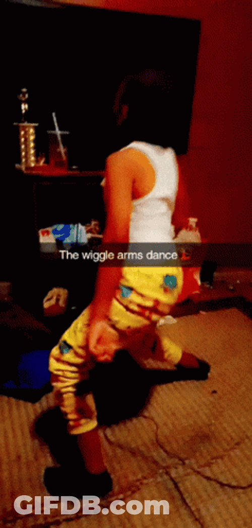 Cute Kid Wiggle Dance GIF