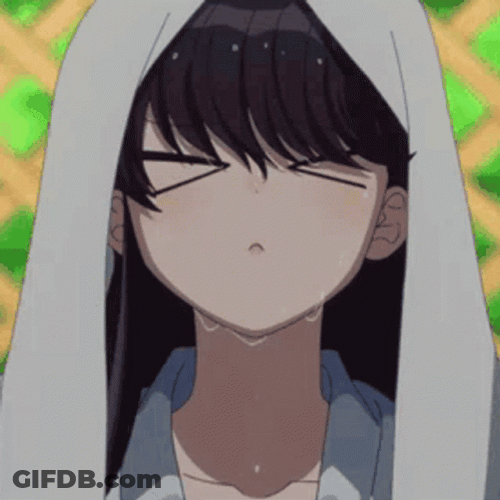 Cute Komi Can't Communicate GIF