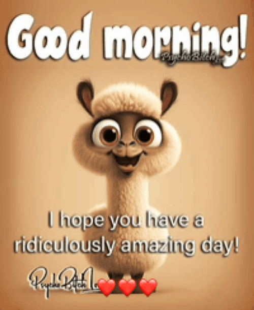 Cute Lamb Hope You Have Wonderful Day GIF