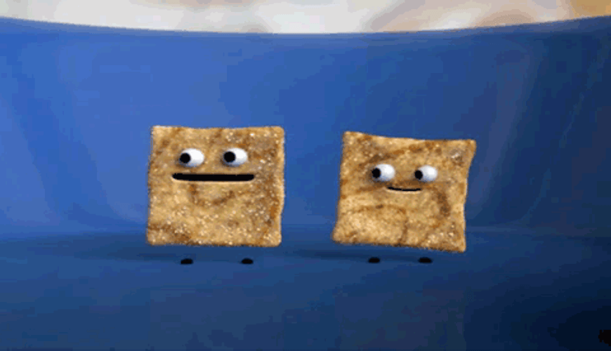Cute Lick Cinnamon Toast Crunch GIF