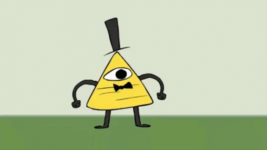 Cute Little Bill Cipher Dancing GIF