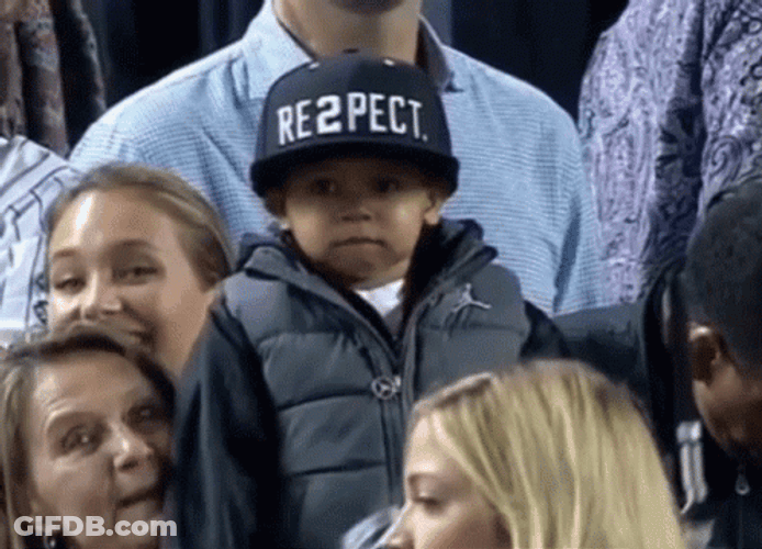 Cute Little Boy Hats Off GIF