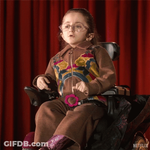 Cute Little Girl Deep Breathing GIF