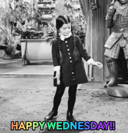 Cute Little Wednesday Dancing GIF