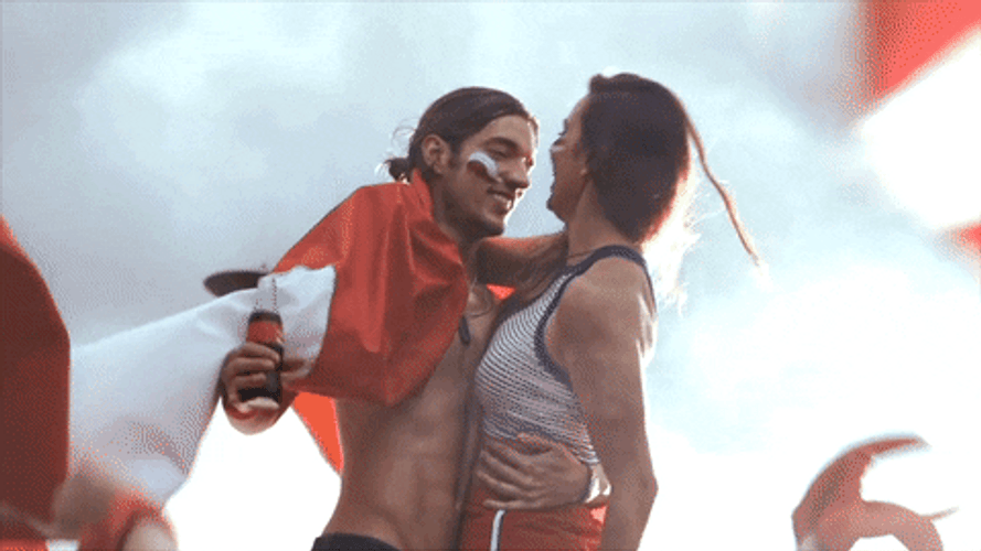 Cute Love Coke Ad GIF