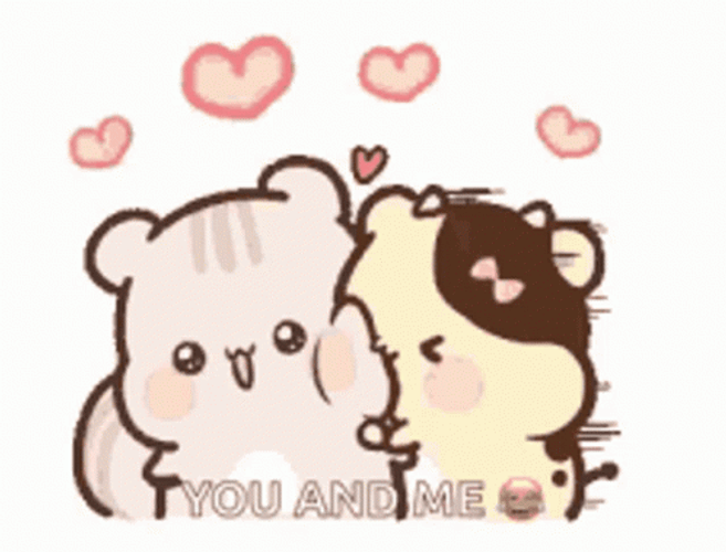 Cute Love Mouse Kisses GIF