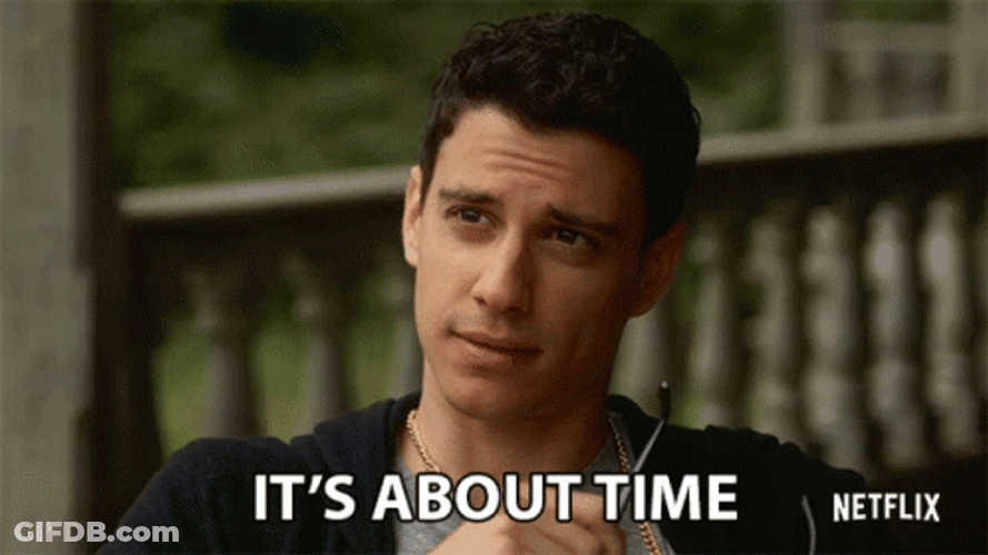 Cute Man It Is Time GIF