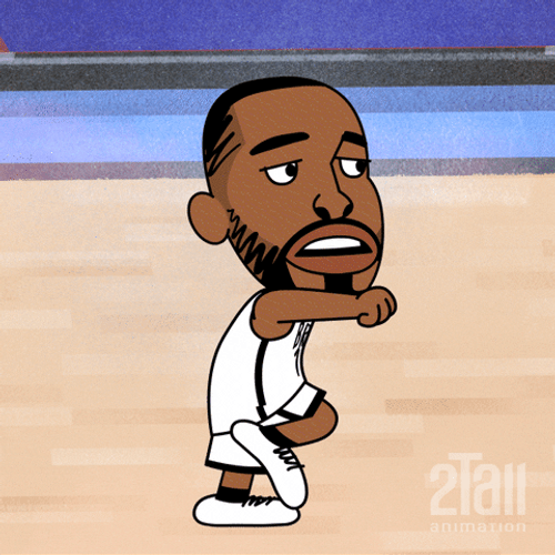 Cute Mikal Bridges Dancing Animation GIF