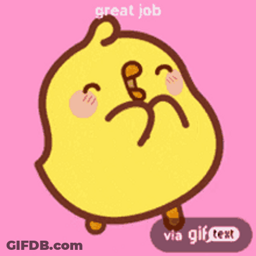 Cute Molang Clapping Great Work GIF