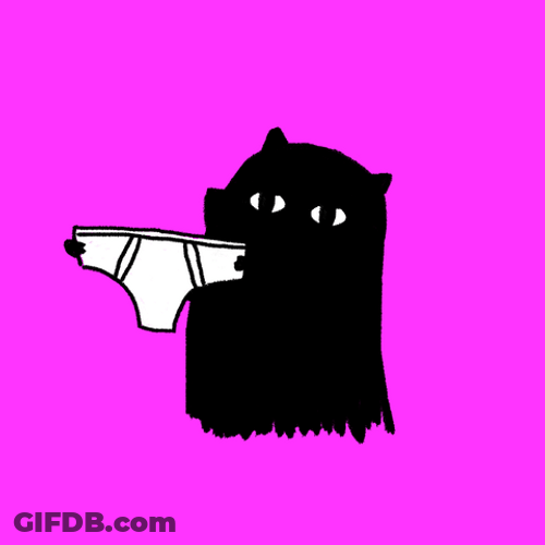 Cute Monday Black GIF