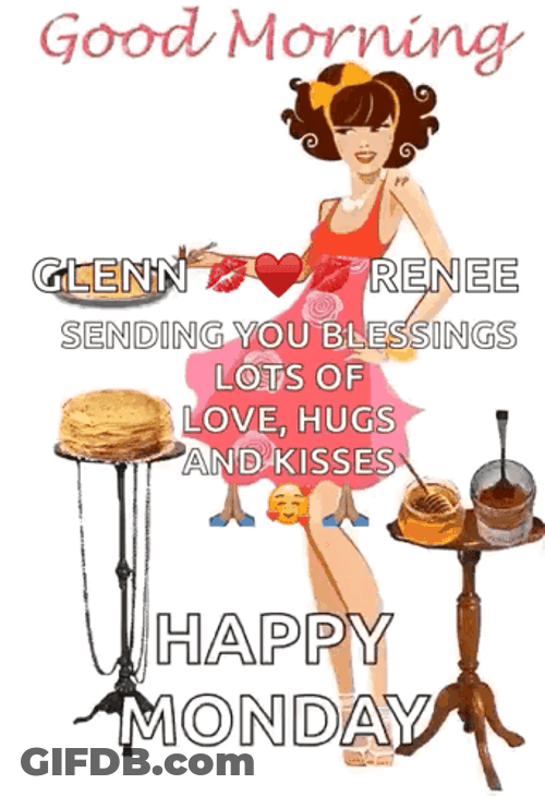 Cute Monday Chores GIF