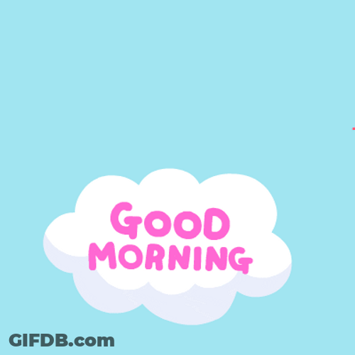 Cute Monday Clouds GIF