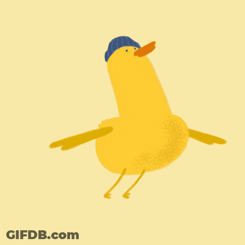Cute Monday Dancing Duck GIF