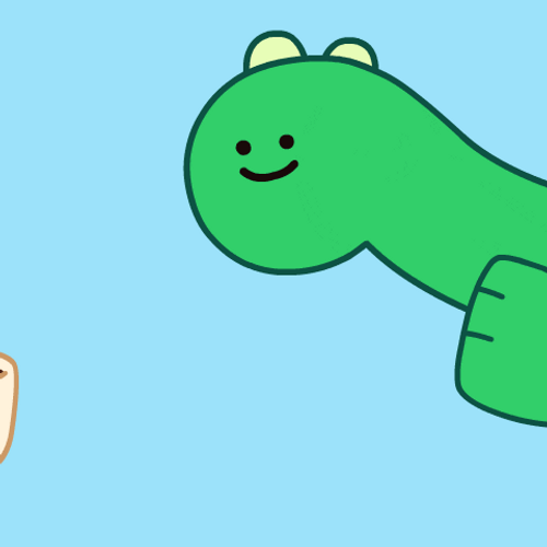 Cute Monday Dino Coffee GIF