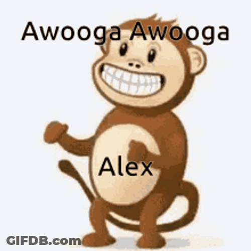 Cute Monkey Doing Awooga Dance GIF