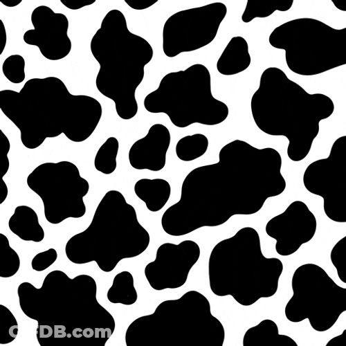 Cute Moo Print Moving GIF