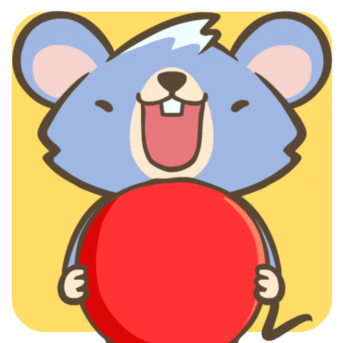 Cute Mouse Cheese Heart GIF
