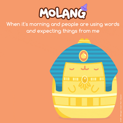 Cute Mummy Cartoon Good Morning Halloween GIF