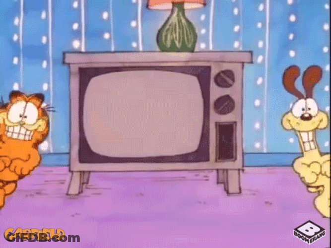Cute Odie And Garfield Dancing GIF