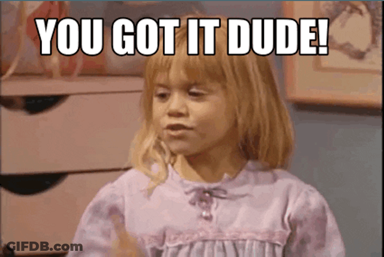Cute Olsen Twins Thumbs Up Meme GIF
