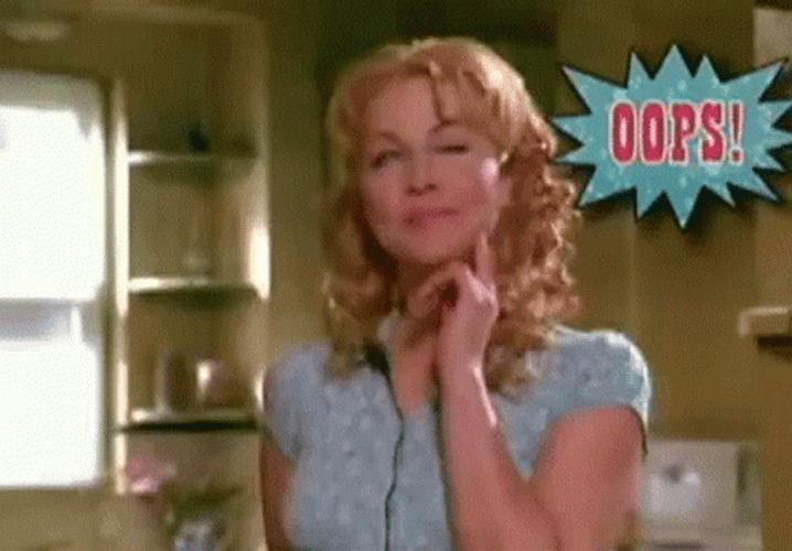 Cute Oops Thinking GIF