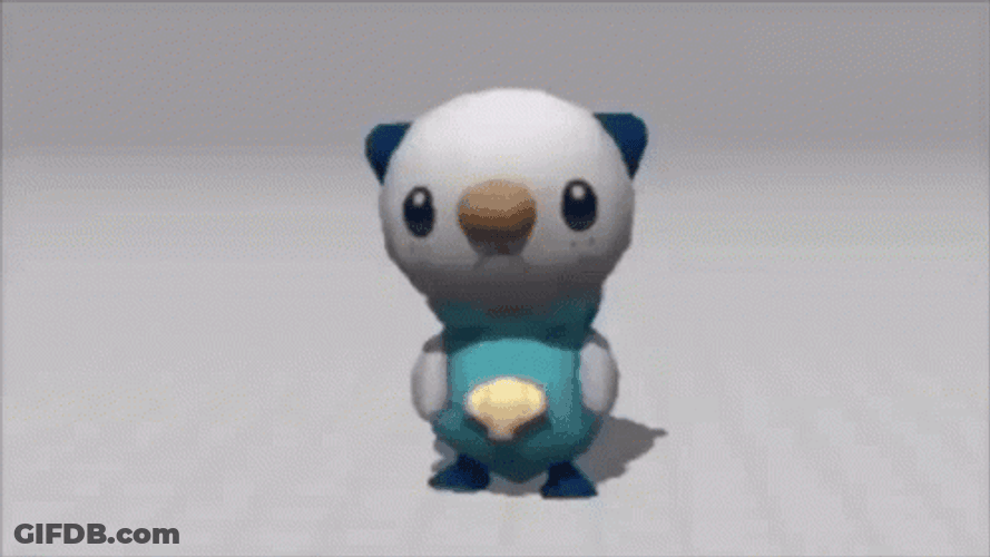 Cute Oshawott Dance GIF