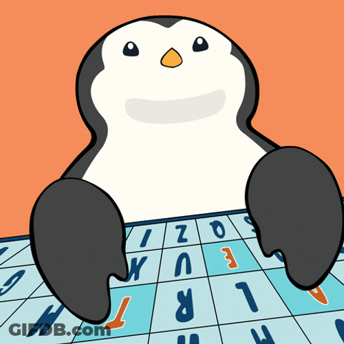 Cute Penguin Doing Fast Typing GIF