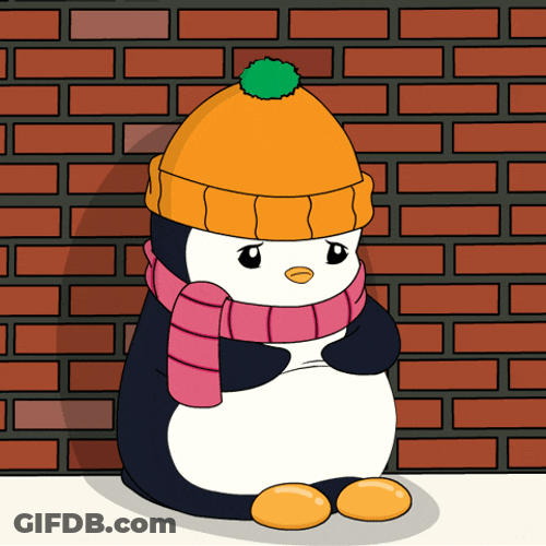 Cute Penguin Emotional Meltdown GIF