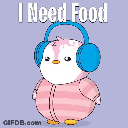 Cute Penguin Hungry Need Food GIF