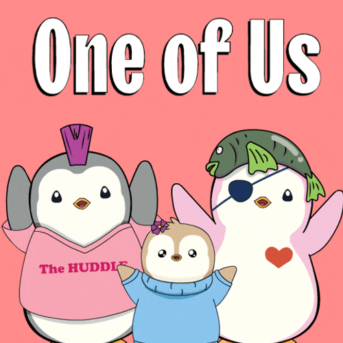 Cute Penguins Welcome To The Club GIF