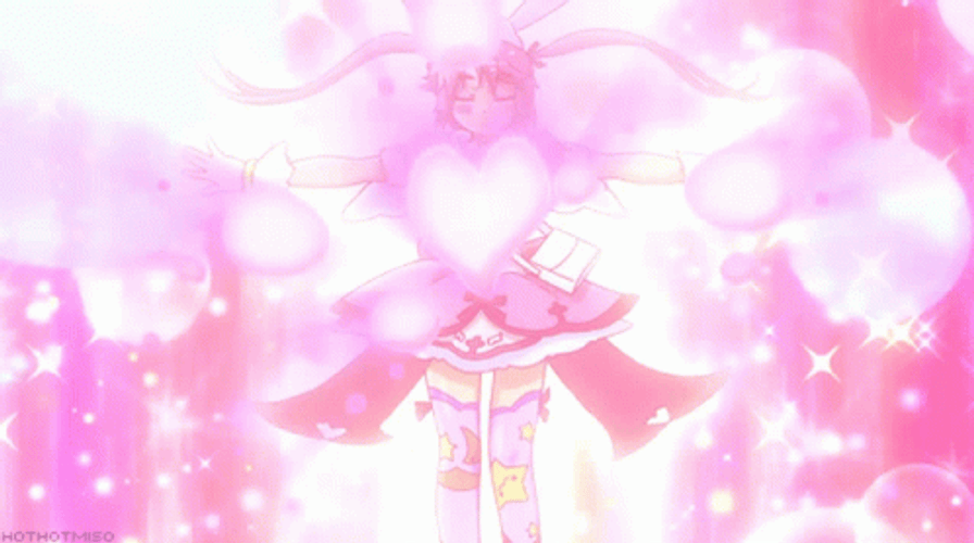 Cute Pink Girl Weapon GIF
