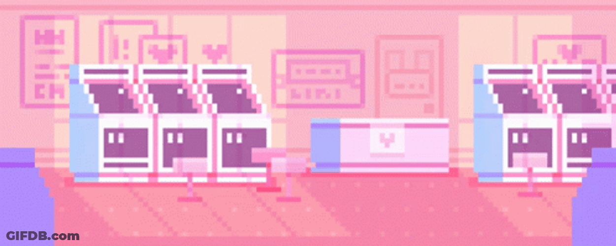 Cute Pixel Aesthetic Pink And Purple Arcade GIF