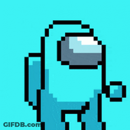 Cute Pixel Among Us Dancing GIF