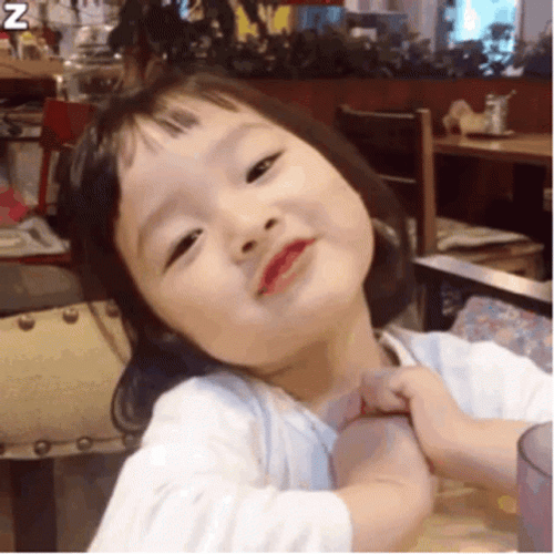 Cute Pout Baby Girl GIF