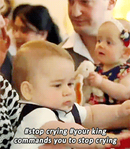Cute Prince King Stop Crying GIF