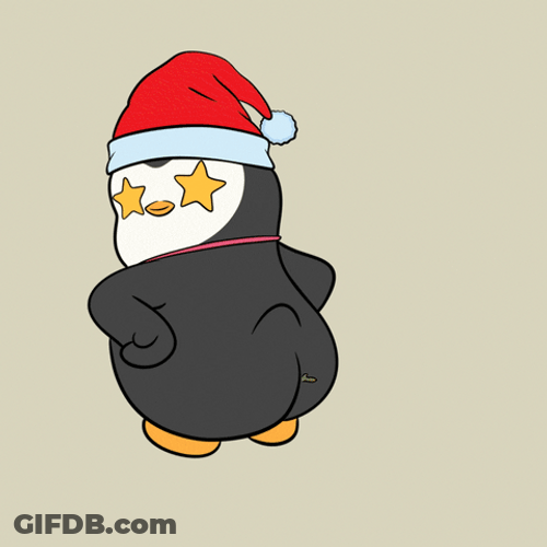 Cute Pudgy Penguin Passing Gas GIF