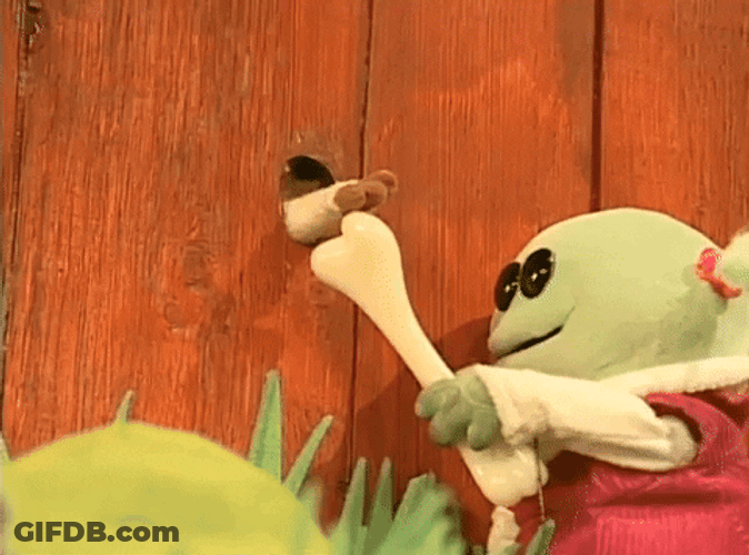 Cute Puppet Nanalan It's A Bone GIF