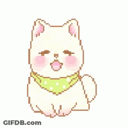 Cute Puppy Barking Pixel Art GIF