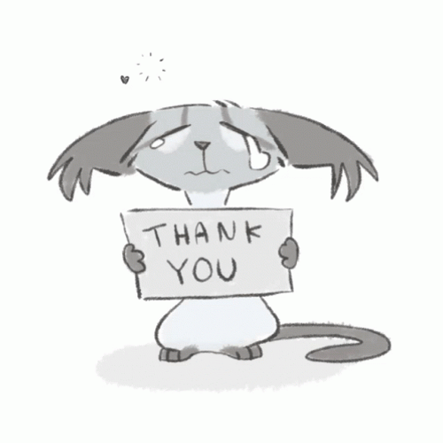 Cute Puppy Dog Crying Thank You GIF